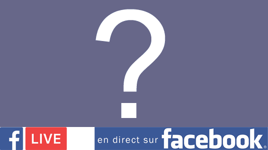 En direct sur Facebook : je serai en direct sur Facebook samedi 12 novembre à 20 h 00 pour répondre à vos questions. Il vous suffit d'envoyer vos questions par m.p. sur mon compte Facebook. À samedi !