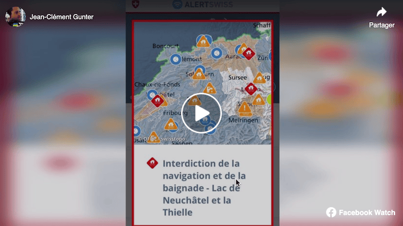 Alerte inondations à Genève/Suisse - Dérèglement climatique, sauvons l'humanité