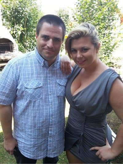 Voici une photo de Cindy Lopes de Secret story 3 et Jean-Clément Gunter sur le plateau du film Séquelles.