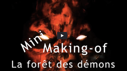 Mini making of with never-before-seen images from the film La forêt des démons. The film is still available for sale on DVD and VOD as well as for rental on VOD on the Internet and in the online store.