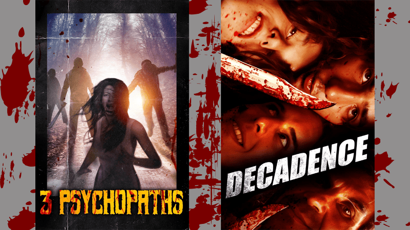 Collectionneurs de DVD de films d'horreur gores et érotiques, vous allez être gâtés. Comme je vous l’avais indiqué le 16 février dernier, le film 3 psychopathes sortira le 5 avril 2022 en DVD édition USA en français avec sous-titres anglais. C’est également le cas pour le film Décadence qui sortira le 3 mai prochain. Les deux films seront disponibles en versions remastérisées. La liste des nombreux sites où vous pouvez acheter les six films de JCG Production en DVD se trouve : ici.