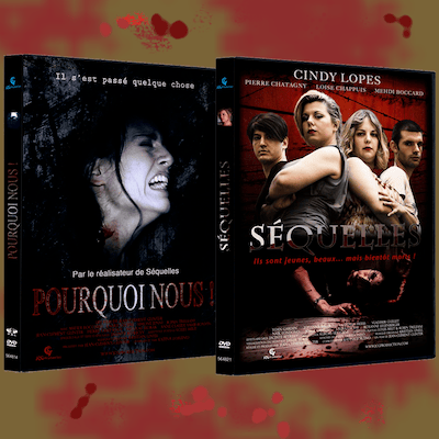 Cheap DVD horror films: buy DVDs of Why Us films! And Séquelles on this website before November 2, 2015 and benefit from the special Halloween price!