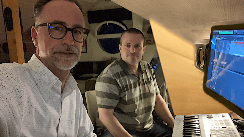 Music for films and reality TV, an outstanding composer! : last night, I was with Kristian Unell, in his music studio. He has composed the soundtracks of my productions for almost 30 years. He is currently working on the music for the reality show La maison des compromis 2.