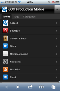 Le site est désormais disponible en version mobile (compatible avec les téléphones).