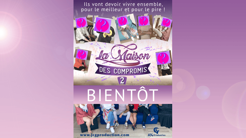 Prochainement, la saison 2 de la téléréalité La maison des compromis (House of Compromises) sera disponible en streaming. Voici l'affiche, vous découvrirez les candidats quelques semaines avant la sortie de cette nouvelle saison.