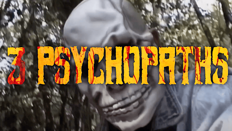 La bande-annonce USA du film d'horreur gore et érotique 3 psychopathes. Une version soft pour éviter la censure.