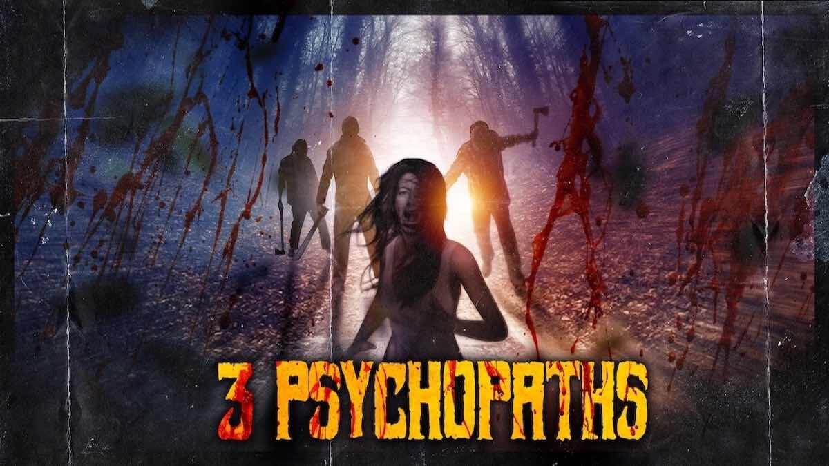 Horror film with erotic scenes and gore/very violent and underground production - Slasher 3 psychopathes - feature film Jean-Clément Gunter - "3 Psychopaths" is a Swiss achievement.