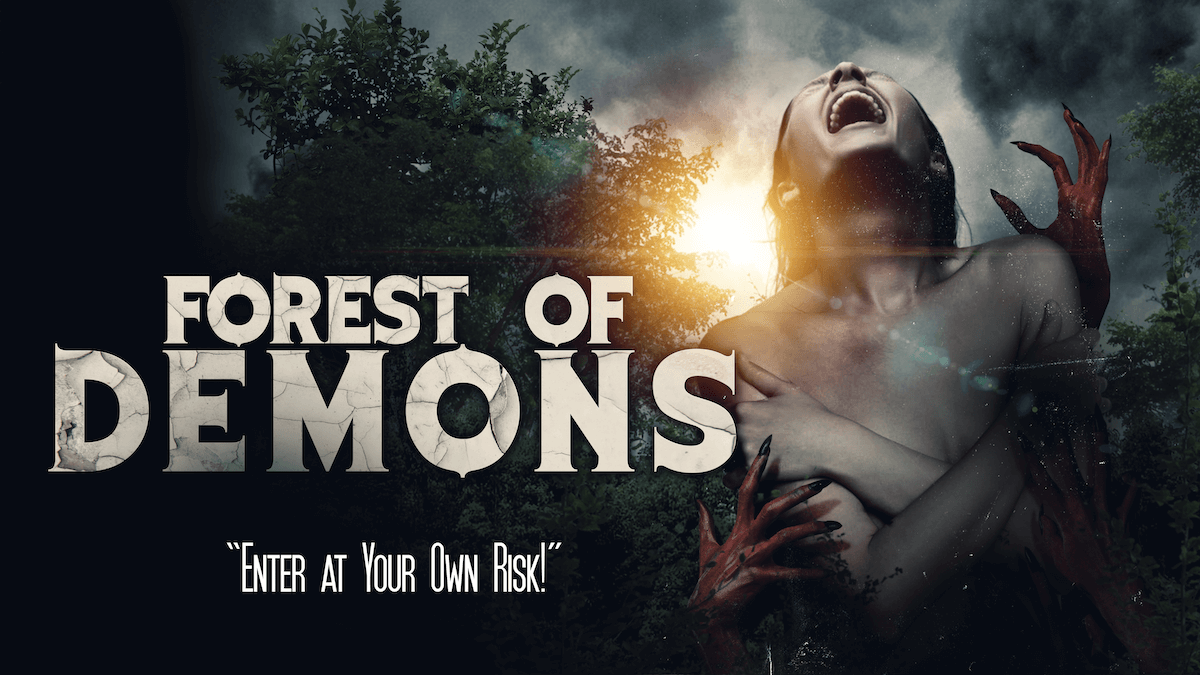 A horror/gore film (with monsters) - Deep in the woods, gloomy house - Demons in the forest - A feature film by Jean-Clément Gunter - "Forest of Demons" La forêt des démons to be scared/freaked out.