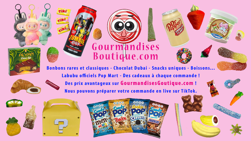 Bonbons/Confiseries site suisse vente en ligne prix pas chers - Gourmandises/Snacks (aussi boissons), Candy Pop Popcorn - Live TikTok chocolat Dubai et bonbecs.