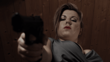 Cindy Lopes de Secret Story télé-réalité de TF1 dans le film d'horreur Séquelles "Consequence of Lust - Un film gore/sanglant et sexy/érotique (disponible en streaming gratuit, VOD et DVD).