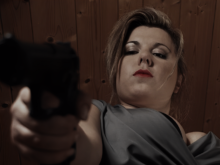 Cindy Lopes de Secret Story télé-réalité de TF1 dans le film d'horreur Séquelles "Consequence of Lust - Un film gore/sanglant et sexy/érotique (disponible en streaming gratuit, VOD et DVD).