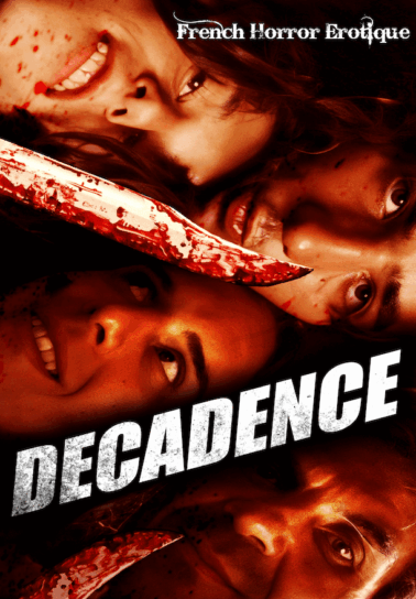 Film d'horreur Suisse/Gore et poétique - Long-métrage sanglant avec suspens (qui fait flipper) - En streaming gratuit sur Tubi, Amazon, Vimeo, plateformes AVOD/VOD - Décadence de Jean-Clément Gunter.