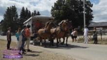 Candidats/Candidates de téléréalité en balade à cheval super épisode - Série du moment à la télévision vraiment cool.